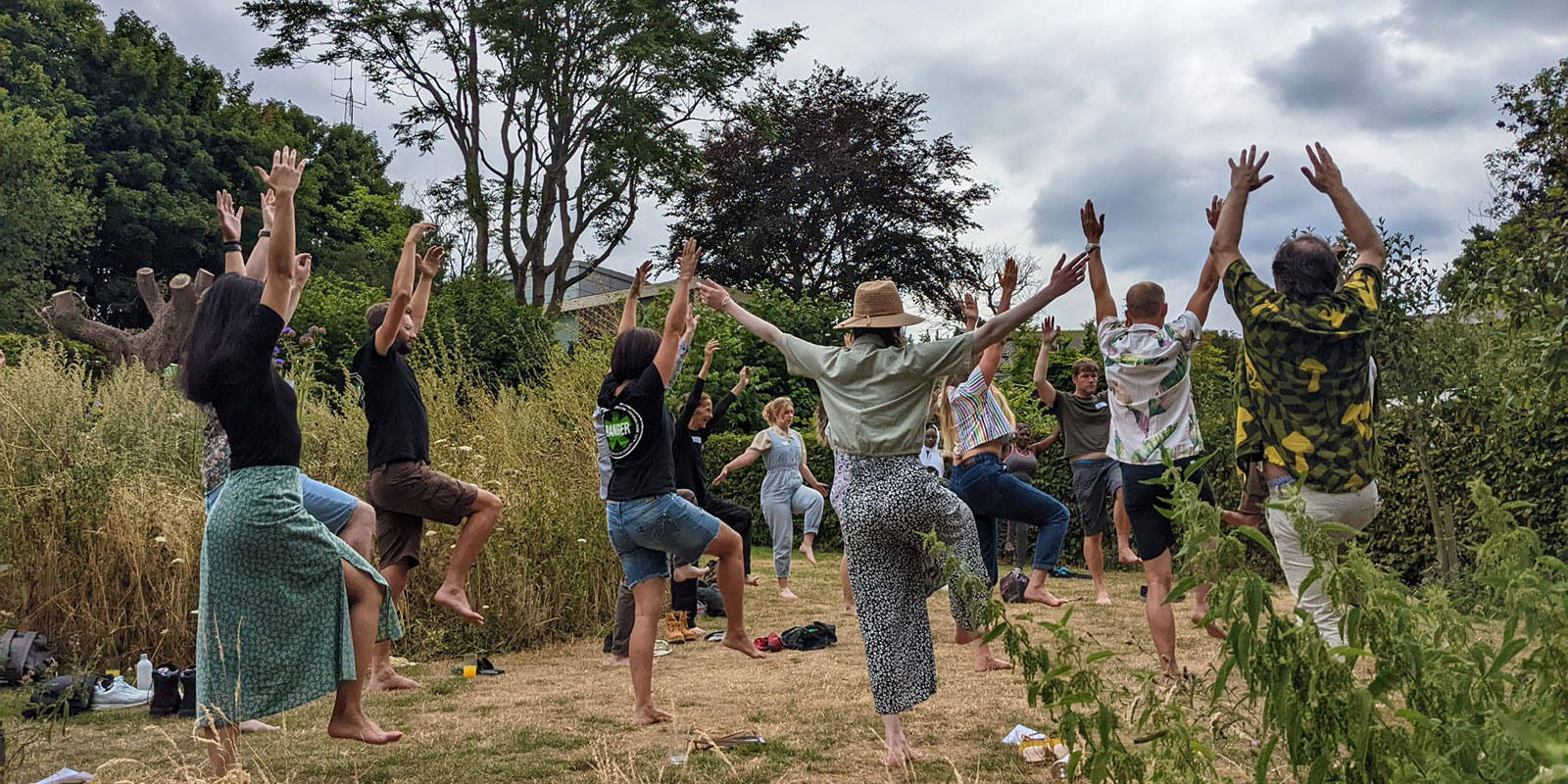 london national park city third aniversary event omved gardens rangers blog yoga