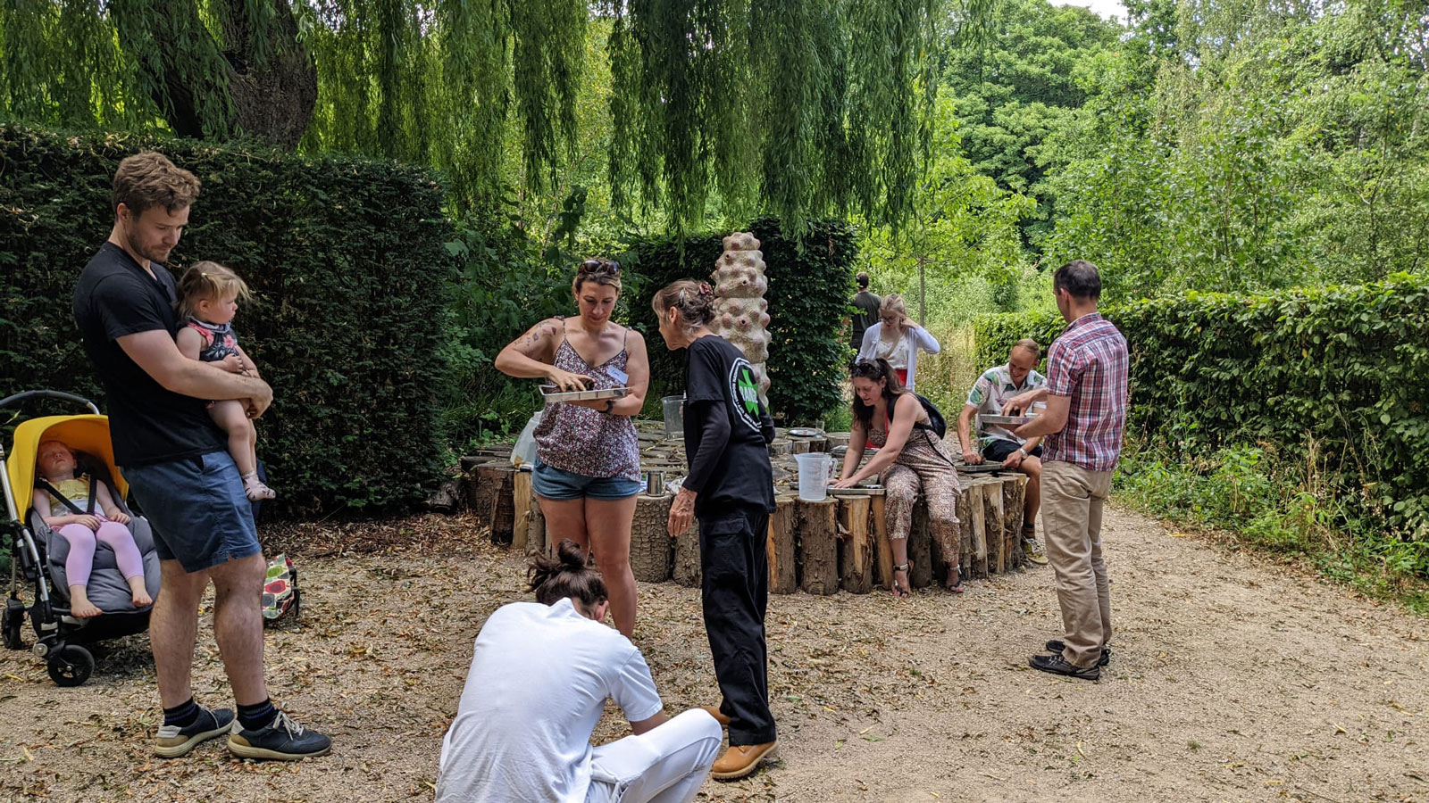 london national park city third anniversary event omved gardens rangers blog lesley workshop